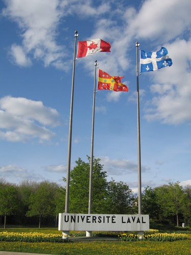 Laval University flags